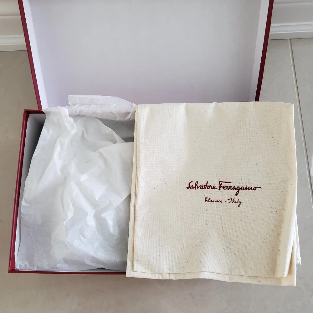 BNIB Salvatore Ferragamo Men's Dress Shoes - Black Size 7 - Picture 7 of 9